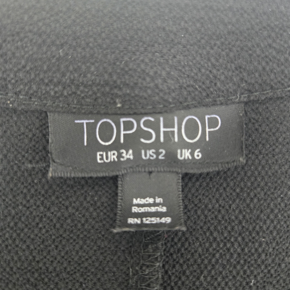 Topshop Side Tie Blouse - Picture 4 of 15